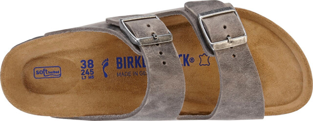 birkenstock arizona soft footbed iron